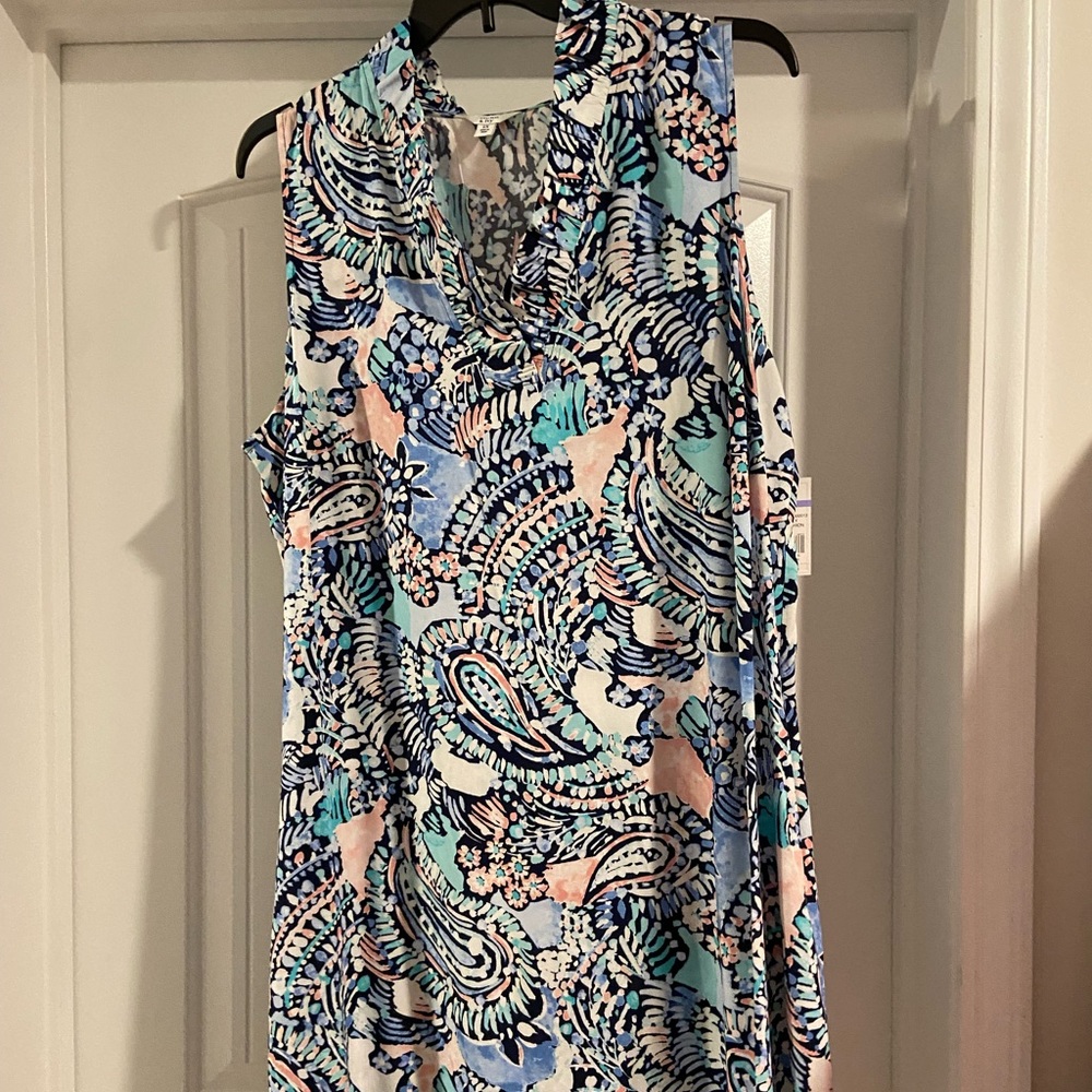 Crown & Ivy Sleeveless Dress NWT with Pockets